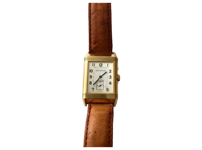Jaeger Lecoultre Reverso Duo Collection Golden Gold  ref.119676
